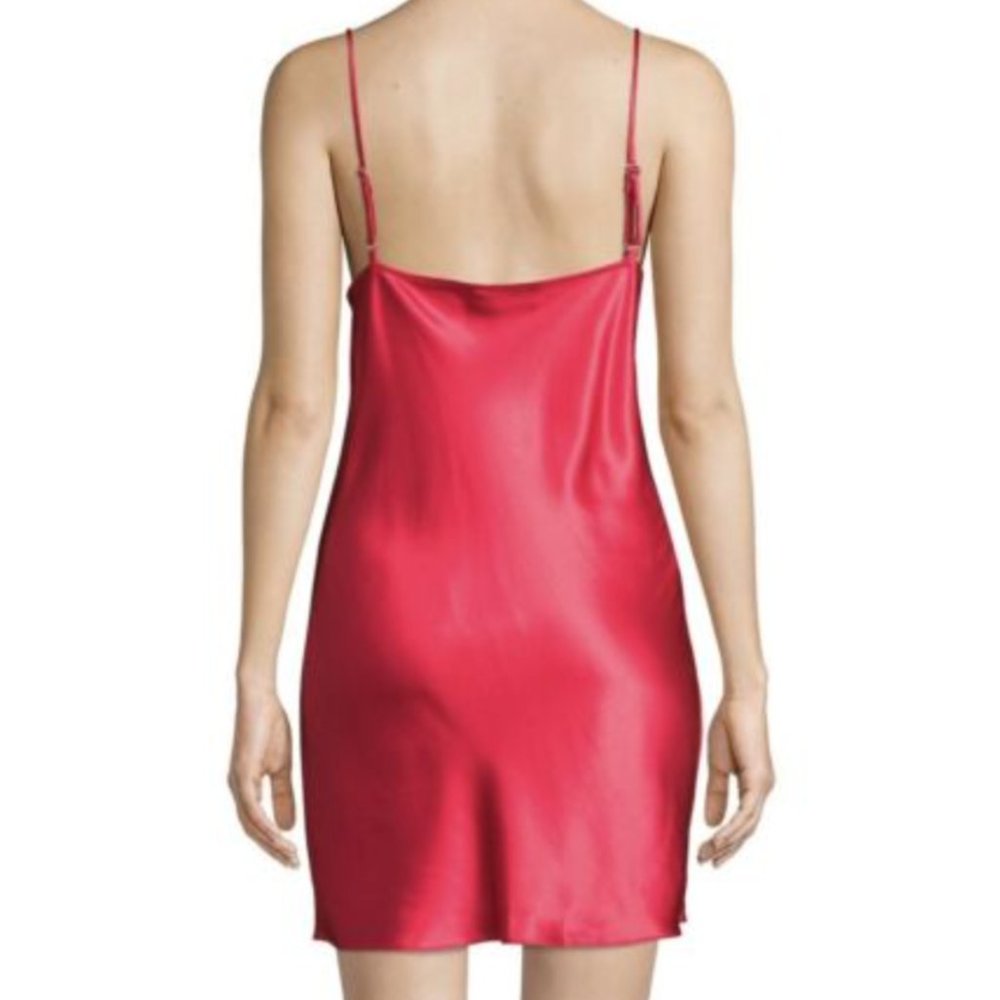 Fleur du Mal Red Cowl Neck Slip Dress - S - Picture 5 of 12